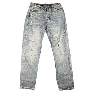 Lucky Brand Women’s Light Blue Straight Jeans size 4/27 Casual Distressed